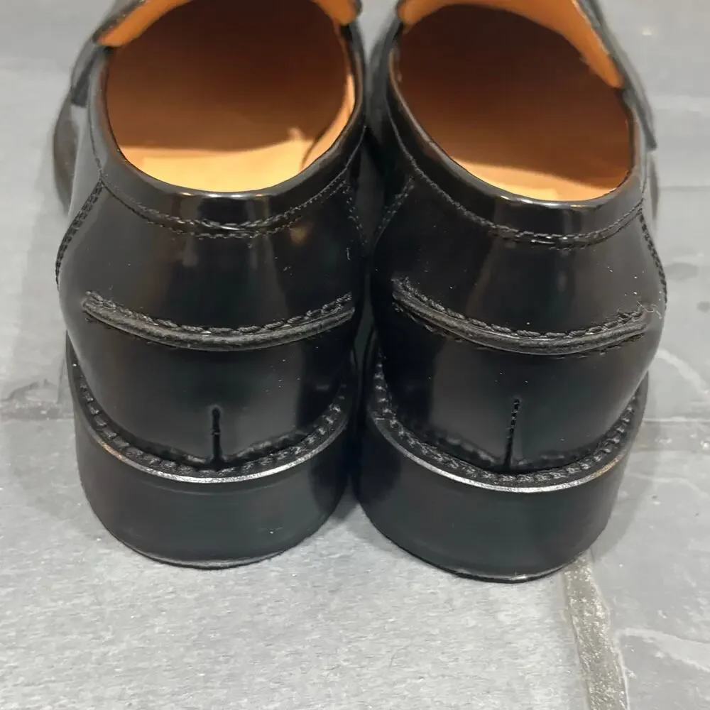 M. Gemi the Elsa Black Patent Leather Chunky Loafer - size 37 (US 7)